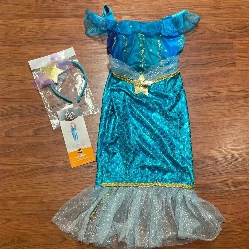 Hyde and Eek toddler girl mermaid Halloween Costume